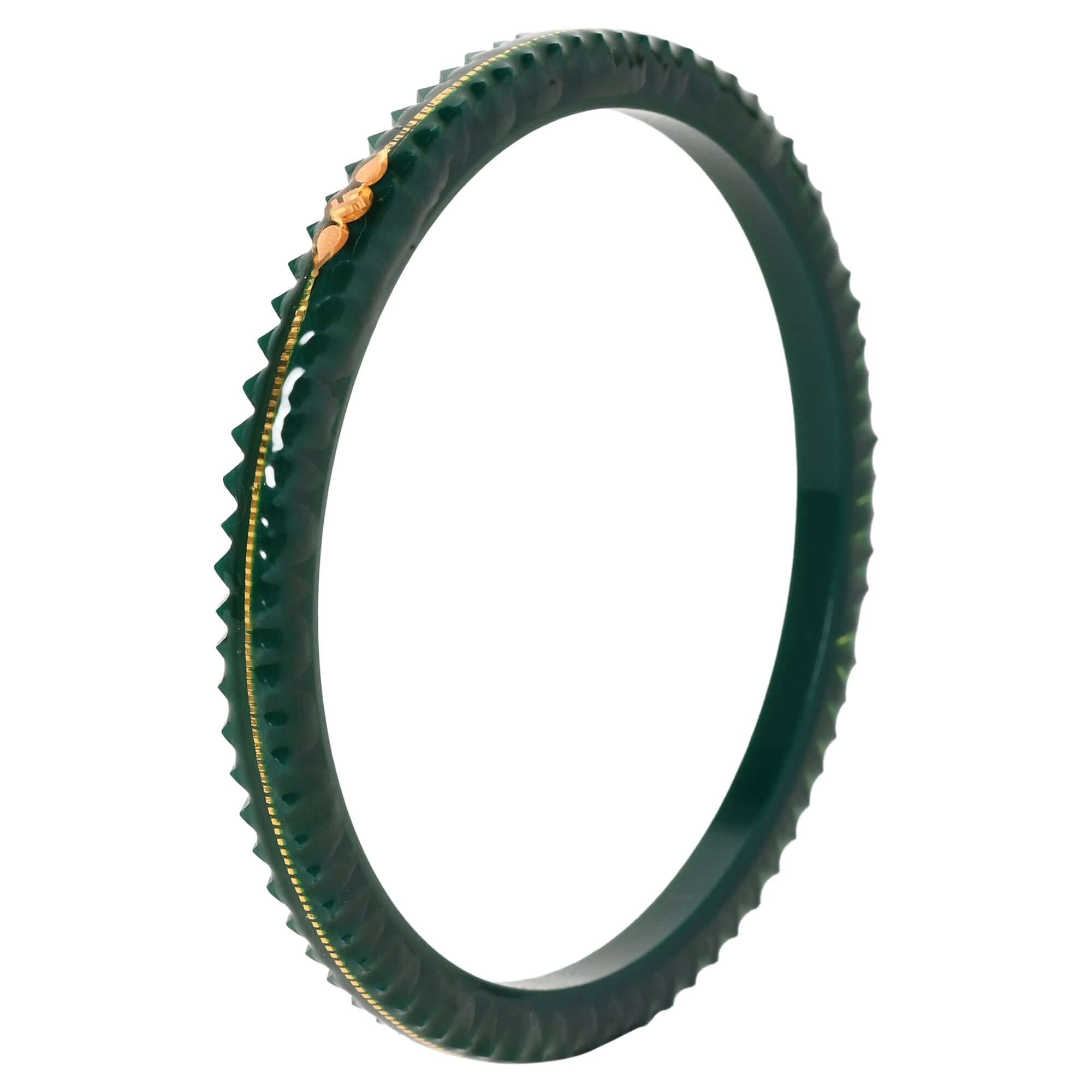 "Shringar Green - A Decent Charm" 916 22k - Chudli The Bangles