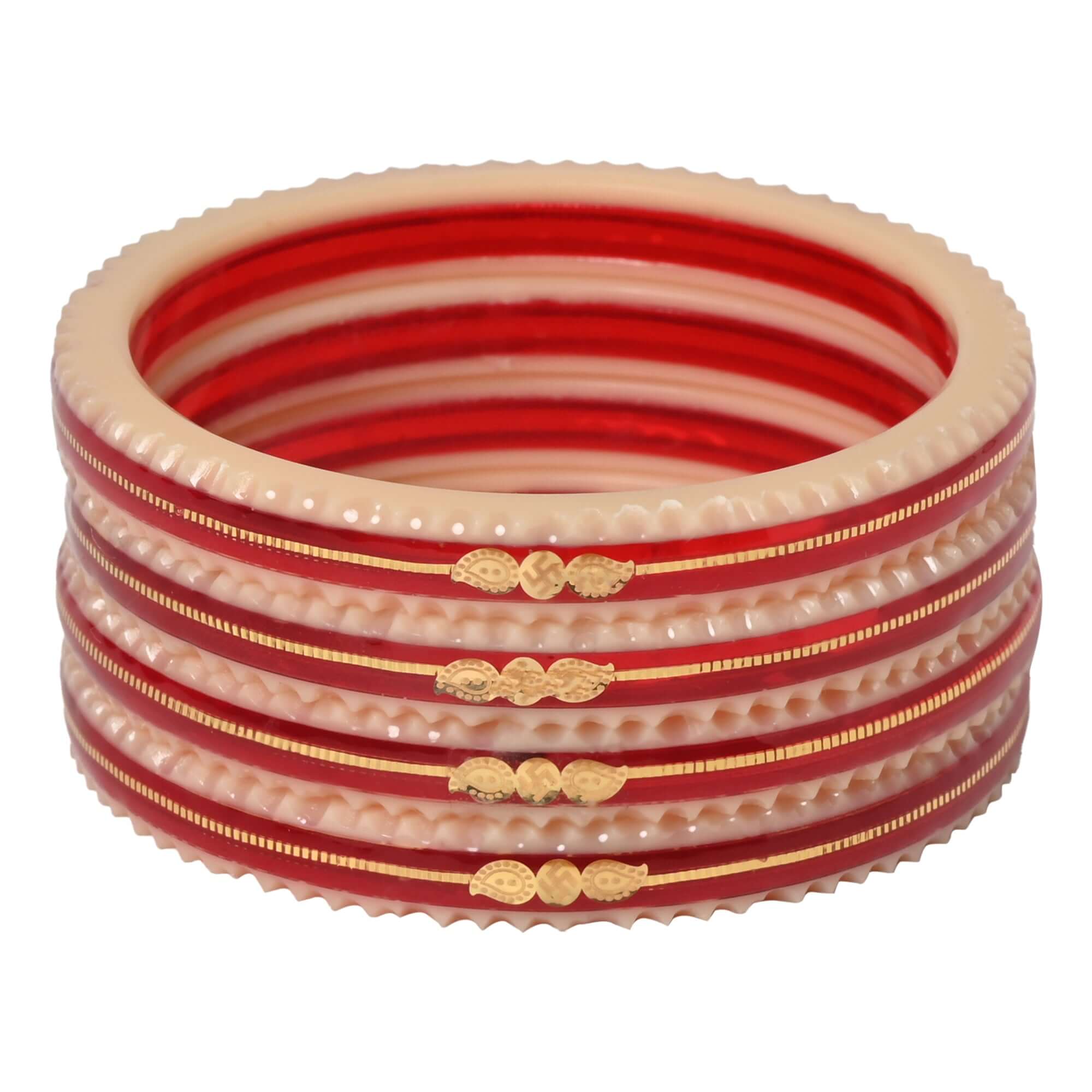 Red – “Crimson Charm Women’s Bangle” - Chudli The Bangles