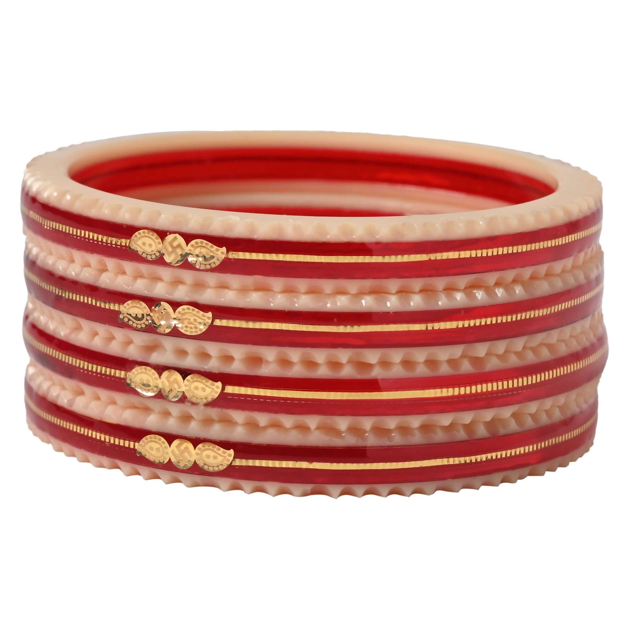 Red – “Crimson Charm Women’s Bangle” - Chudli The Bangles