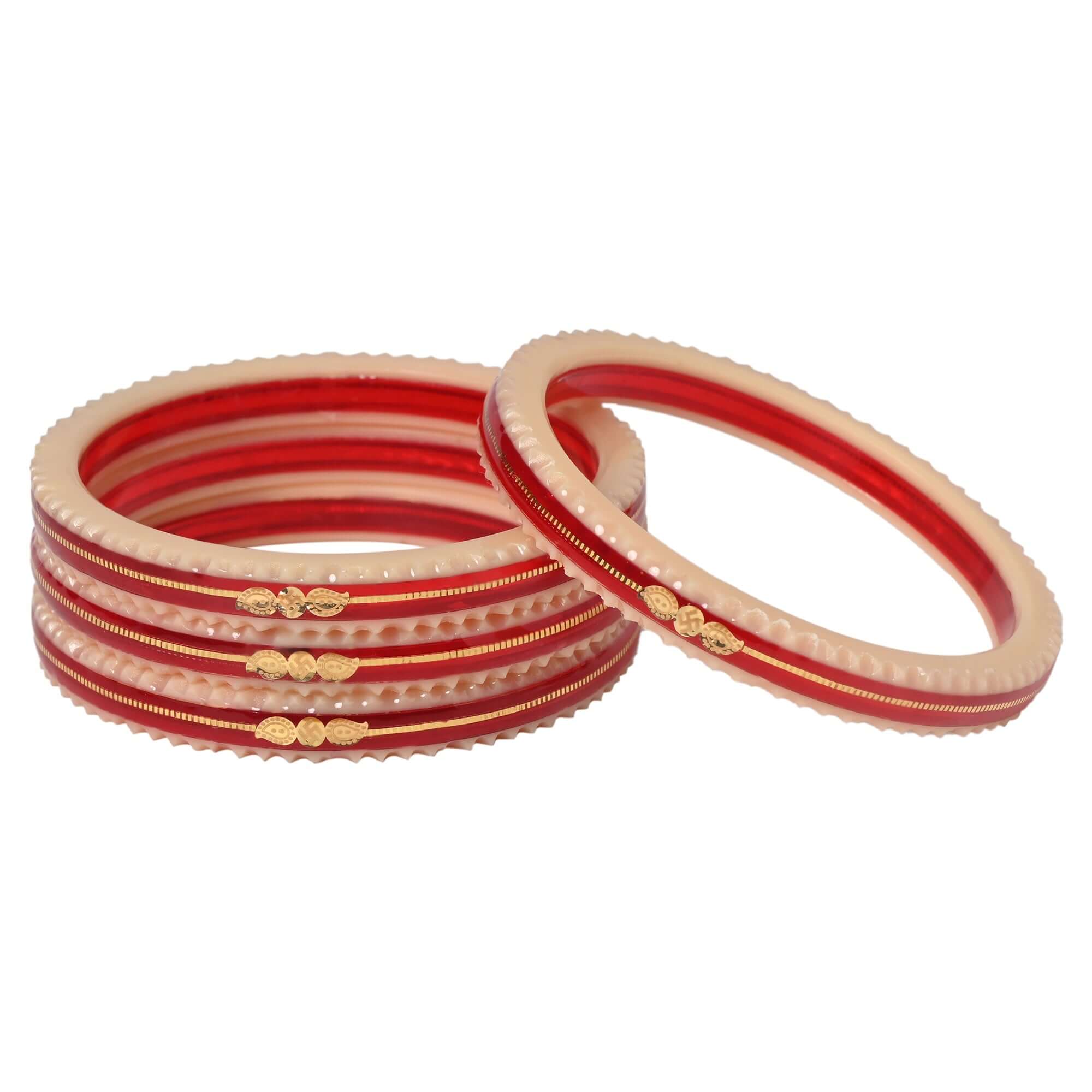 Red – “Crimson Charm Women’s Bangle” - Chudli The Bangles